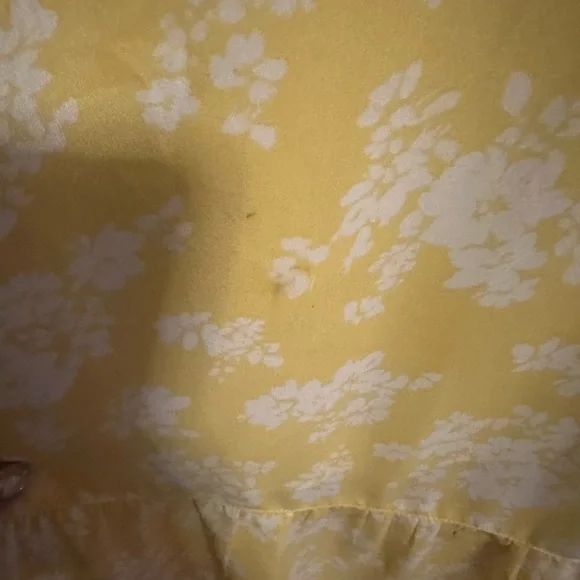 Sunny Yellow Floral Maxi Dress - Picture 3 of 4